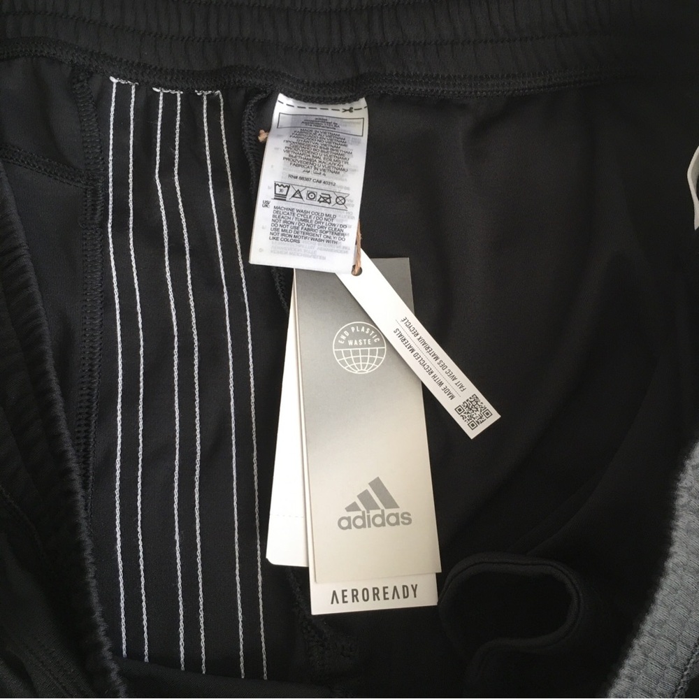 Adidas Women's Black 3-Stripes Running Shorts - Picture 7 of 8